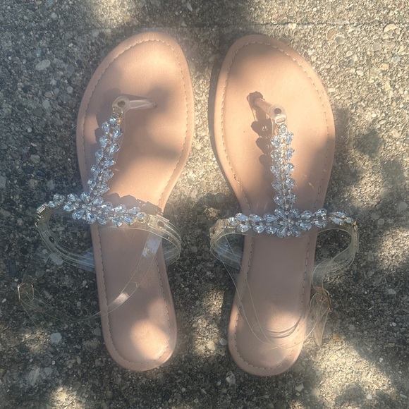Crystal Embellished Sandals - Picture 3 of 10